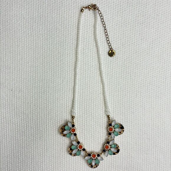 Plunder Design Trend Jewelry September Leopard Print Crystal Beaded Necklace - Picture 7 of 8